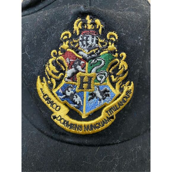 Harry Potter Black Cotton Ball Cap - Adjustable - Picture 2 of 8